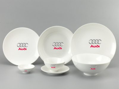 Bộ Đồ Ăn Minh Long Daisy Trắng 9 Sp Giá In Logo Audi