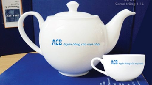 Bộ Trà Minh Long 1.1 L Camellia Giá In Logo ACB