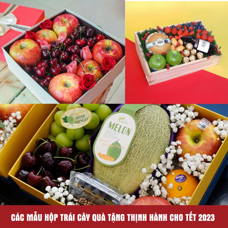 Hộp trái cây quà tặng giá rẻ sang trọng đầy ý nghĩa 2023